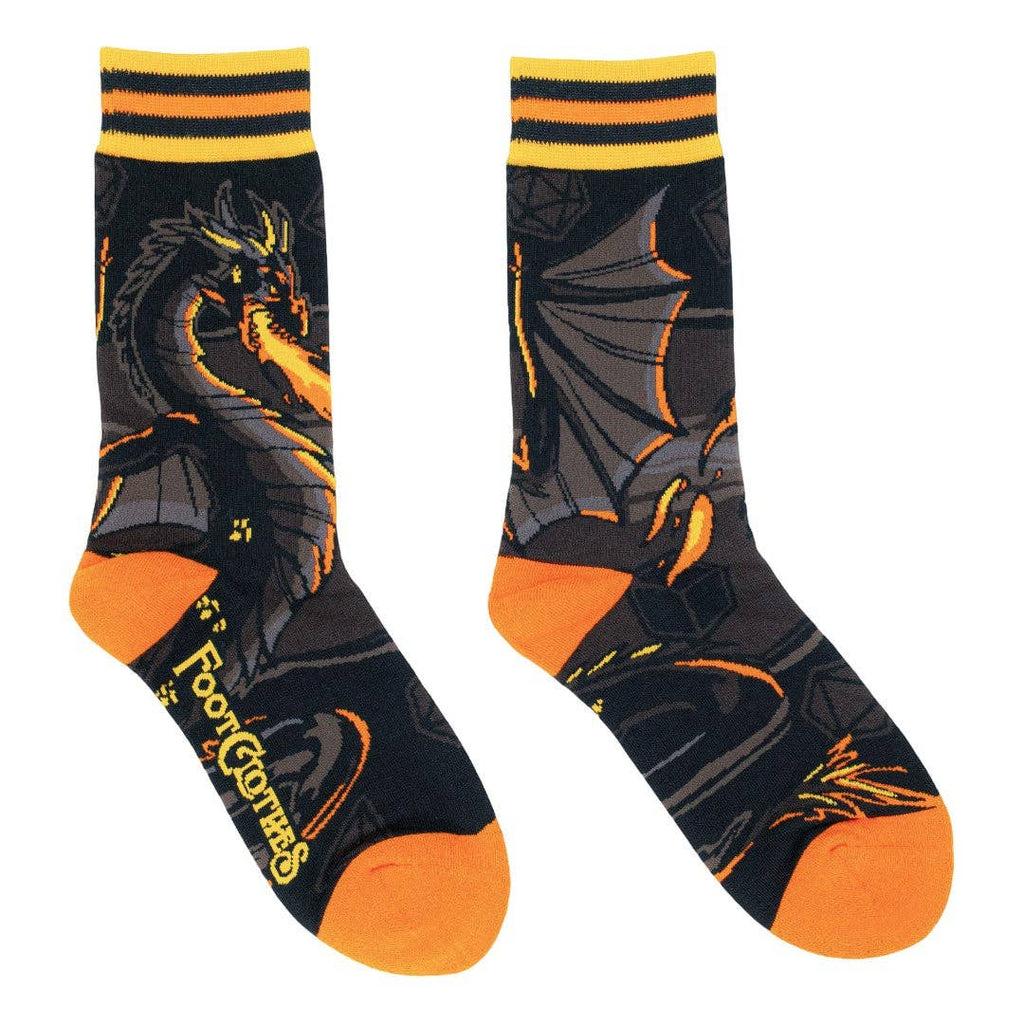 Dragon's Flame Crew Socks - Angel's House of Design Co.