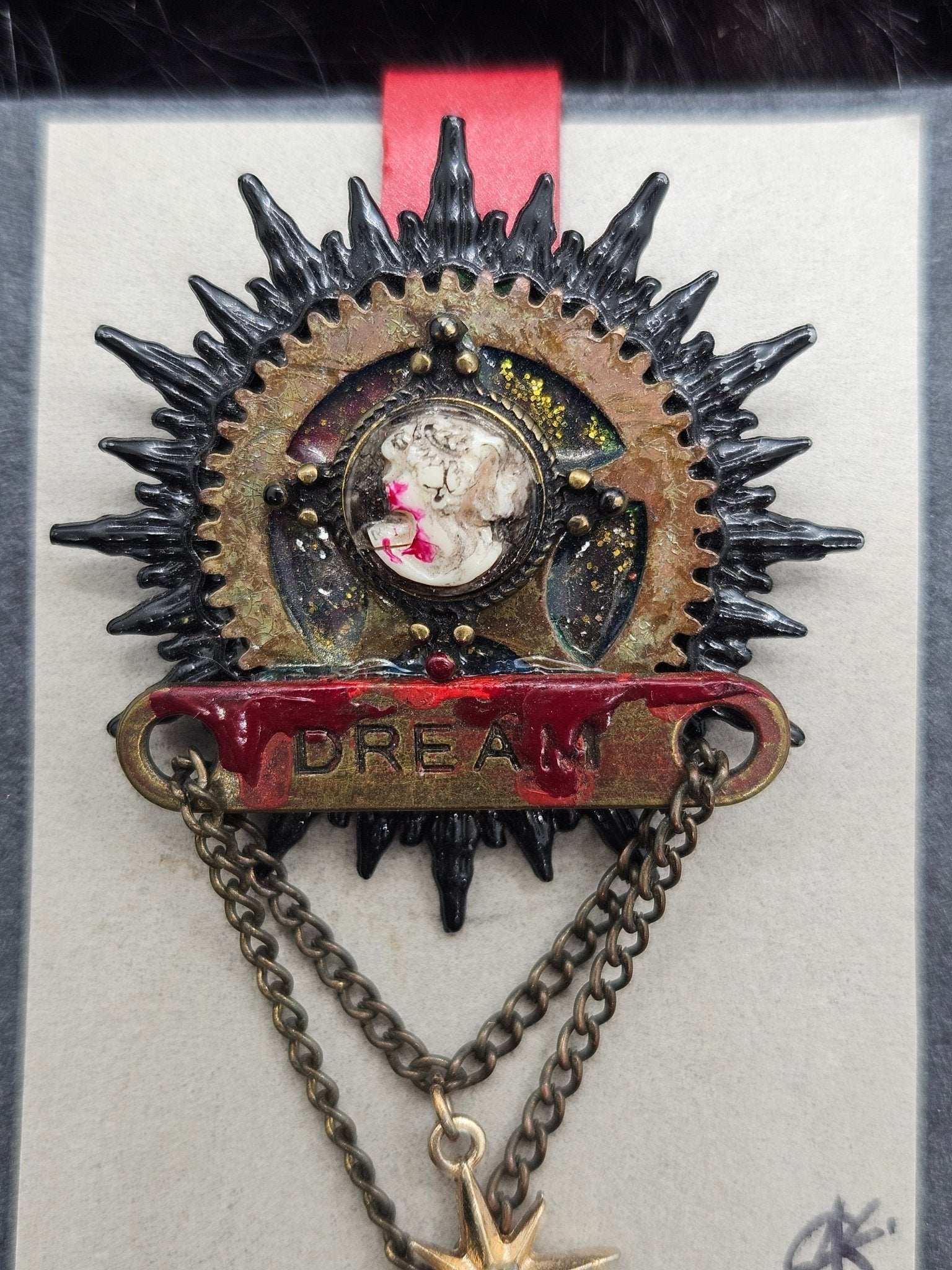 Dream Brooch/Pin by Boneafide Arts - Angel's House of Design Co.