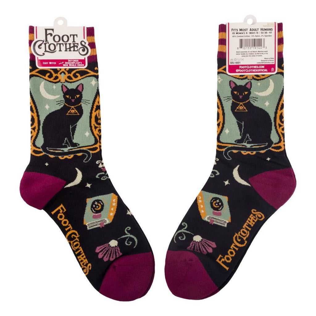 Dutchess Shadowfloof's Mew World Order Crew Socks - Angel's House of Design Co.