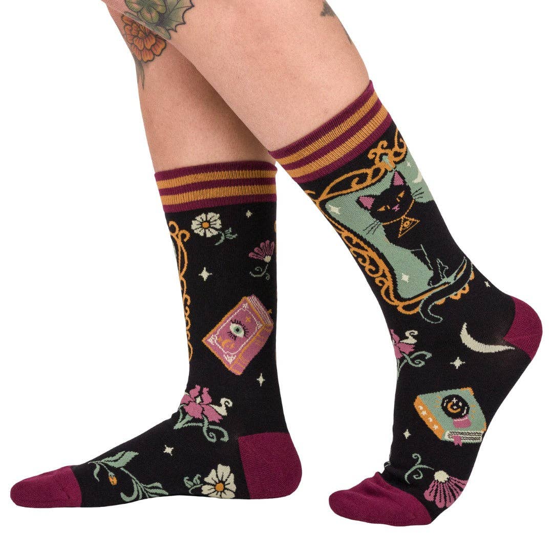 Dutchess Shadowfloof's Mew World Order Crew Socks - Angel's House of Design Co.