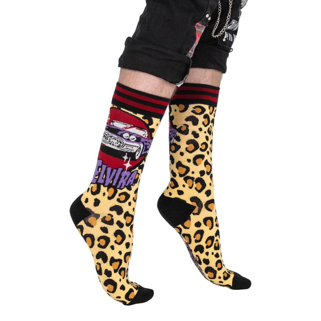 Elvira Macabre Mobile Crew Socks - Angel's House of Design Co.