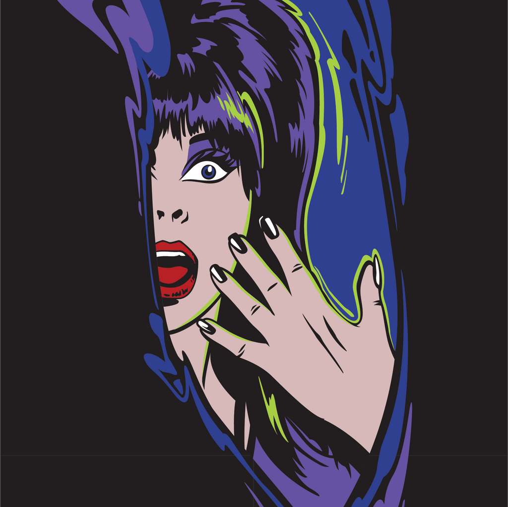 Elvira Unpleasant Dreemz Crew Socks - Angel's House of Design Co.