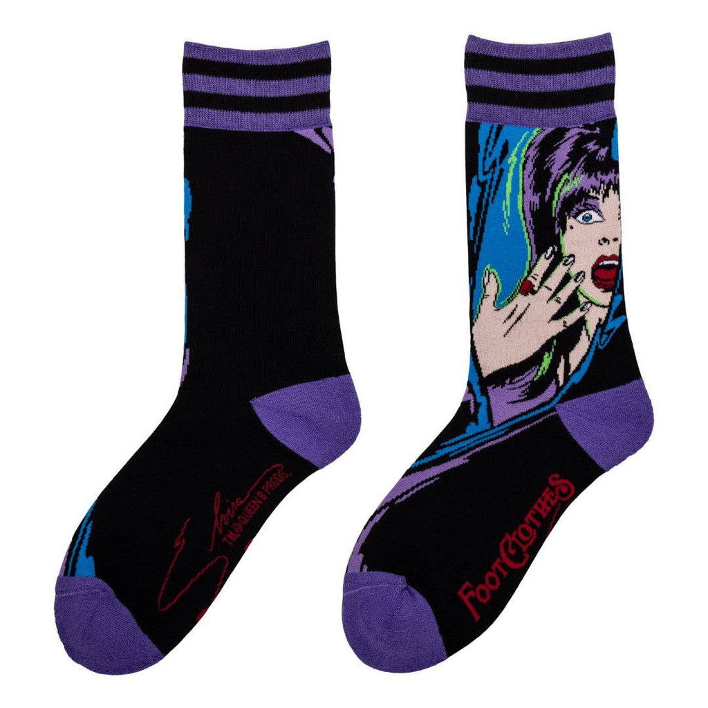 Elvira Unpleasant Dreemz Crew Socks - Angel's House of Design Co.