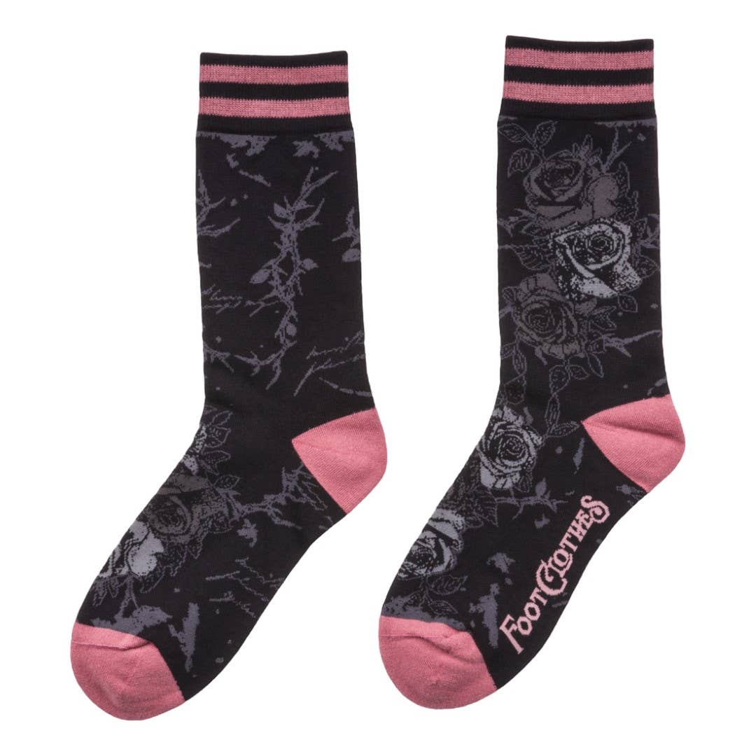 Eternal Roses Crew Socks - Angel's House of Design Co.