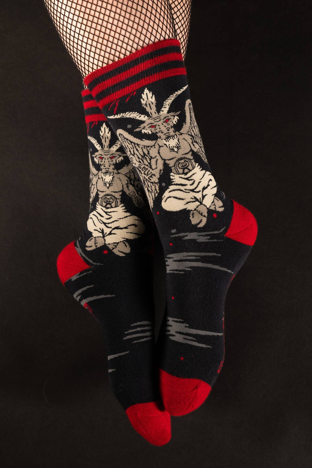 Evil AF Baphomet Socks - Angel's House of Design Co.