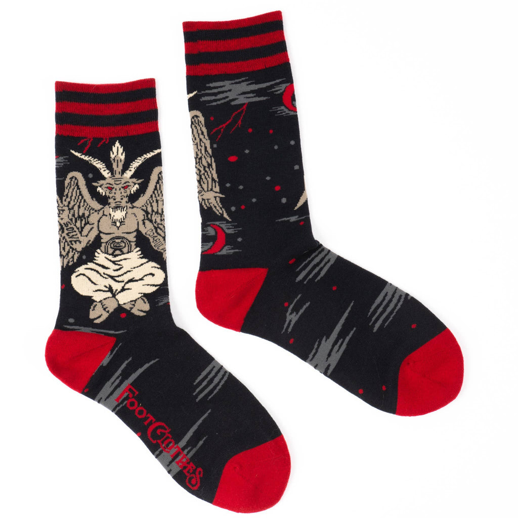 Evil AF Baphomet Socks - Angel's House of Design Co.