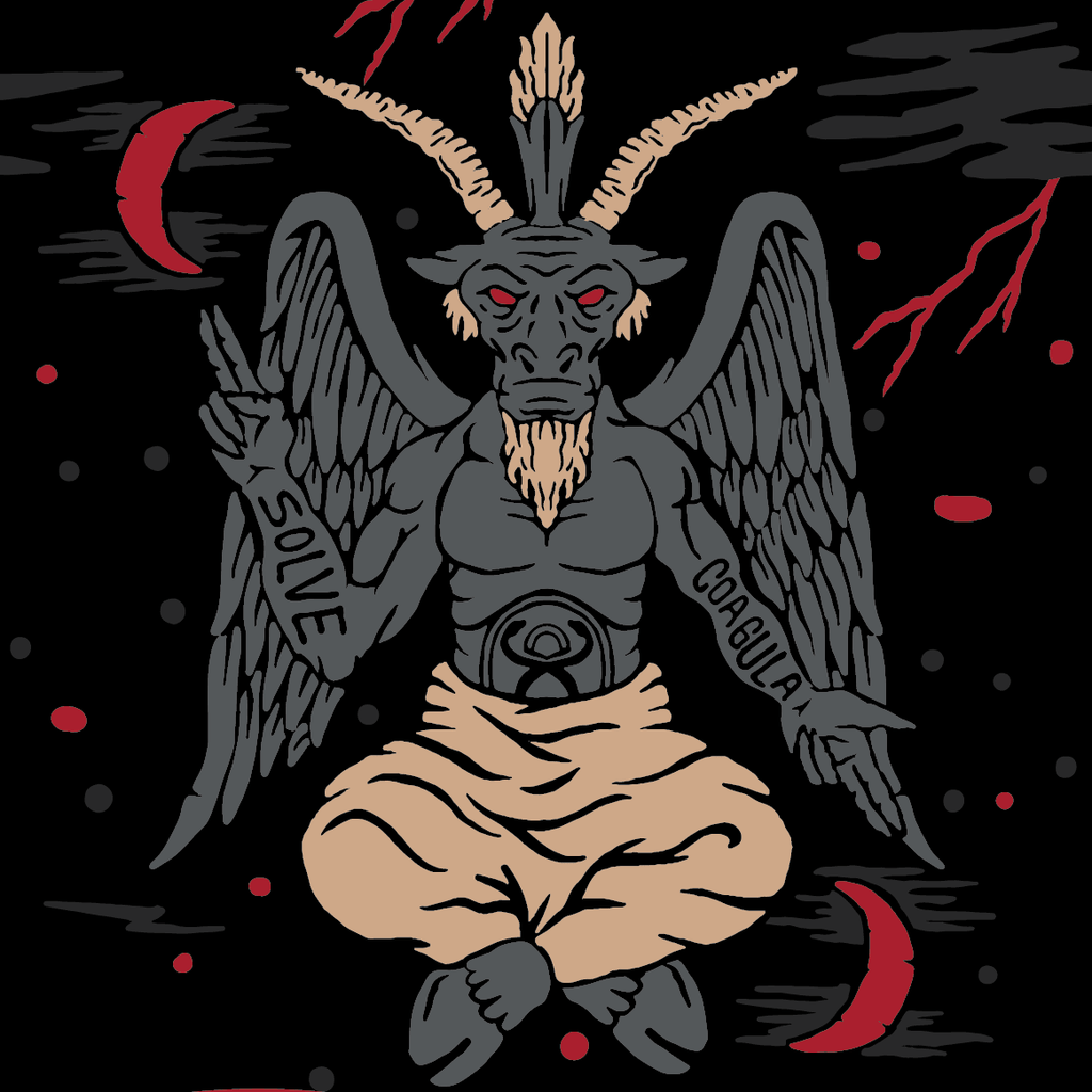 Evil AF Baphomet Socks - Angel's House of Design Co.