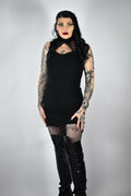 Eyelet Strap Bodycon Dress - Angel's House of Design Co.