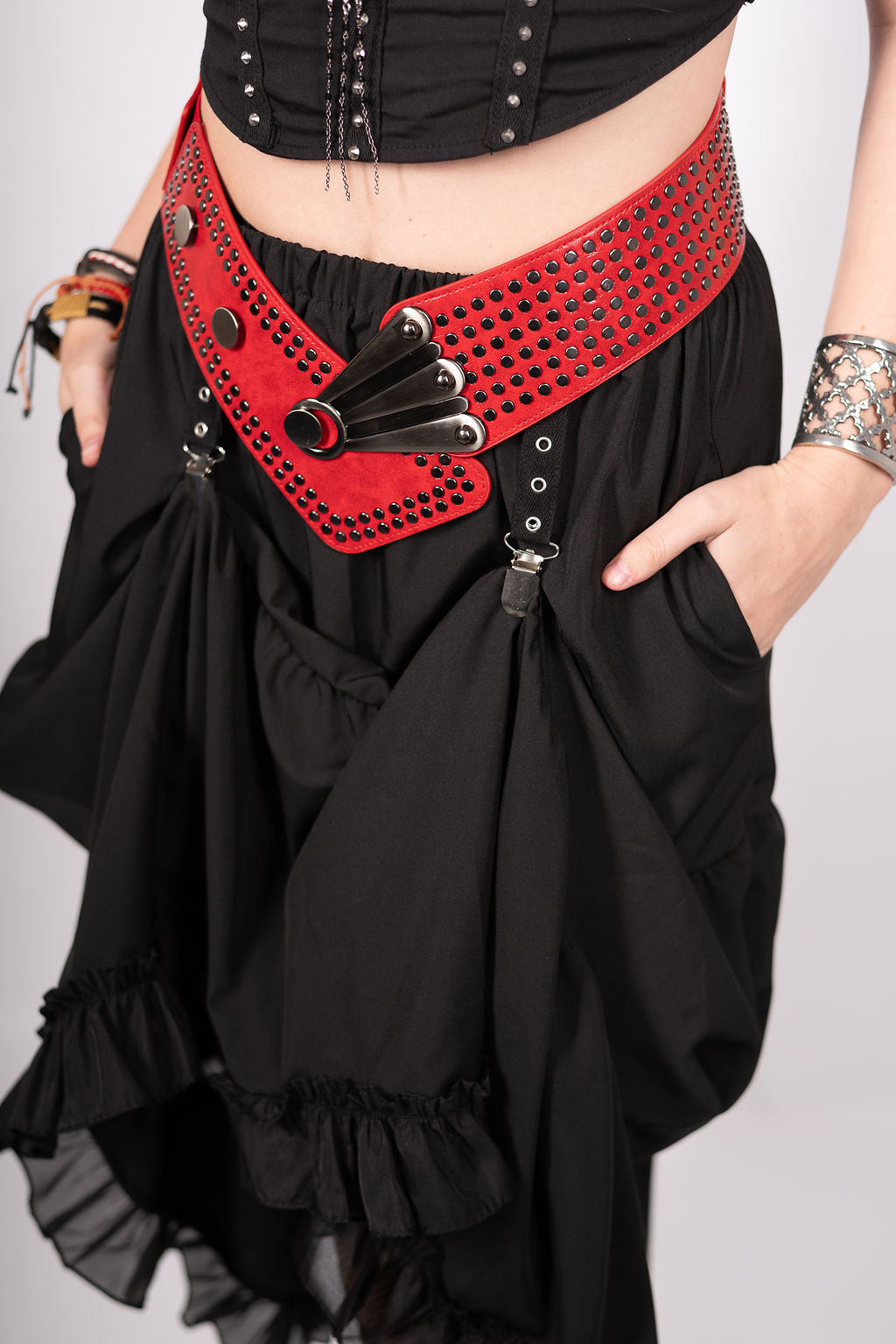 Ruffle Pick Up Skirt