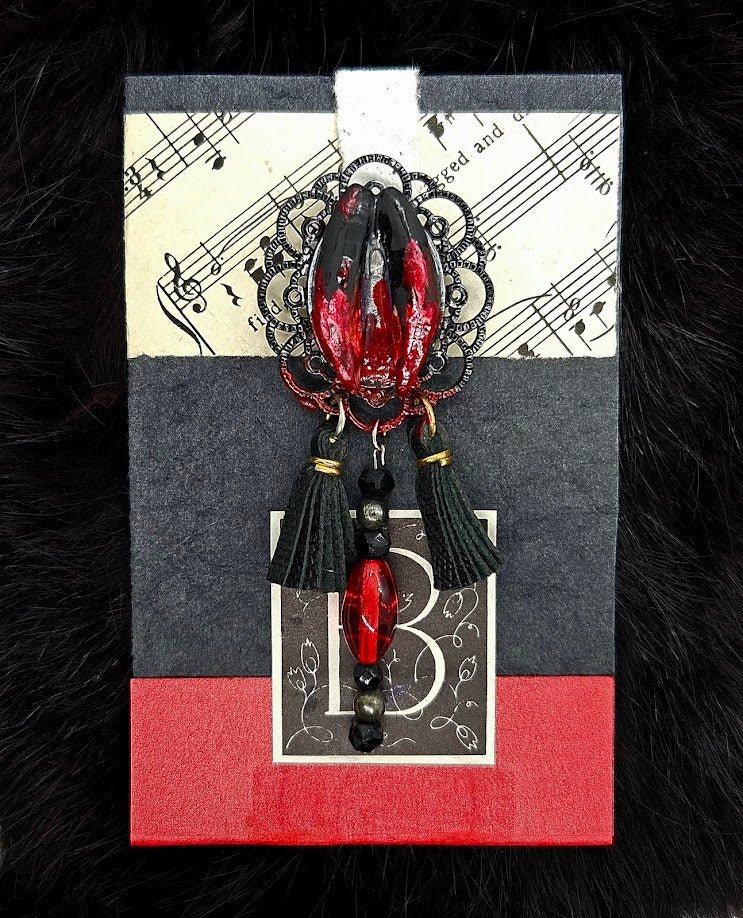 Fanger Brooch/Pin by Boneafide Arts - Angel's House of Design Co.