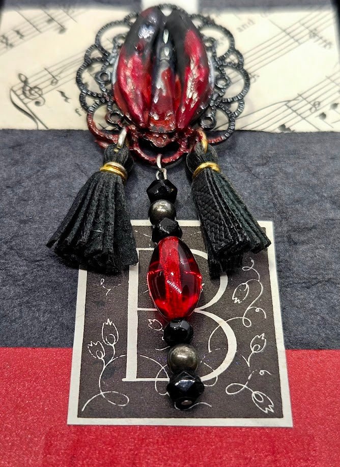 Fanger Brooch/Pin by Boneafide Arts - Angel's House of Design Co.