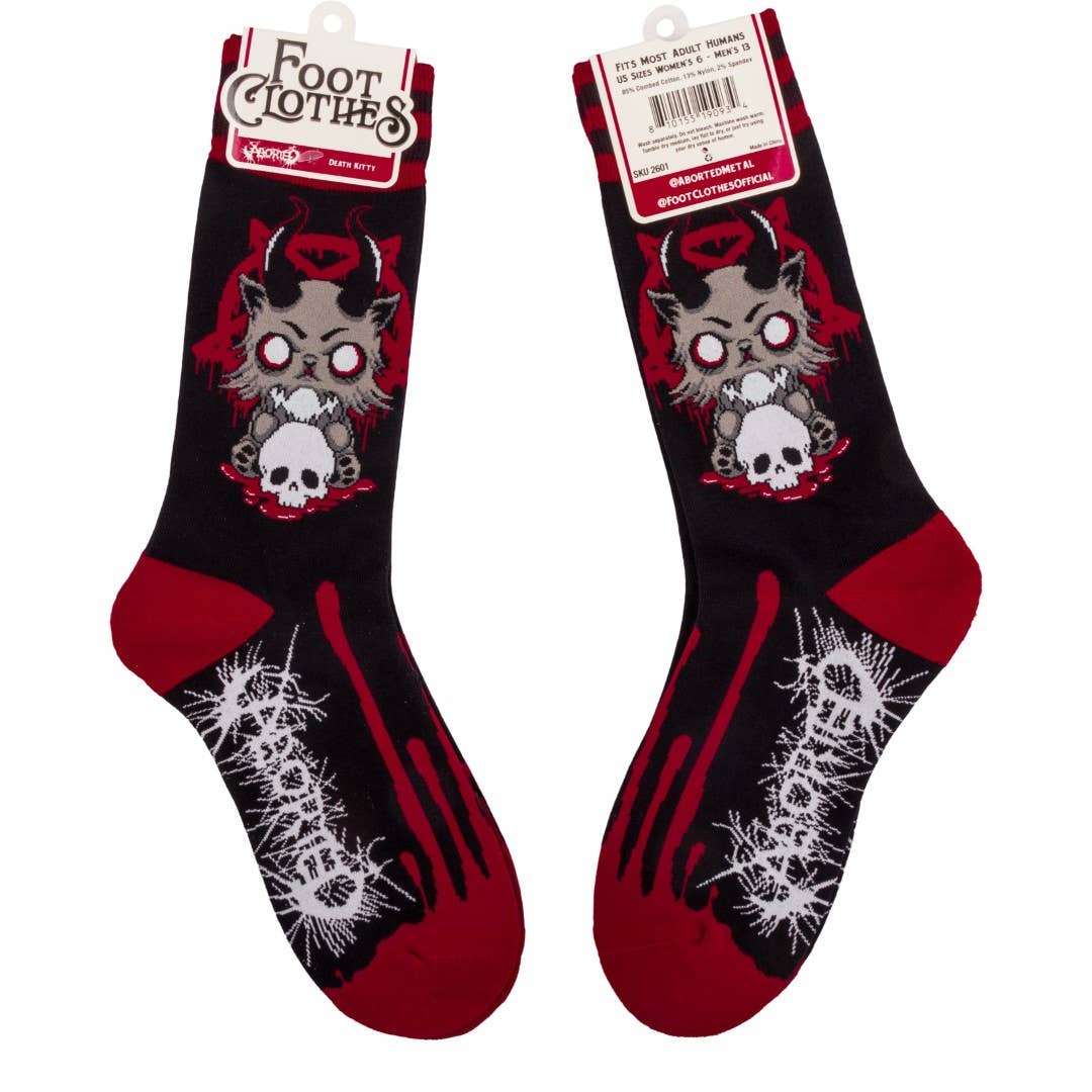 FootClothes x Aborted Death Kitty - Angel's House of Design Co.