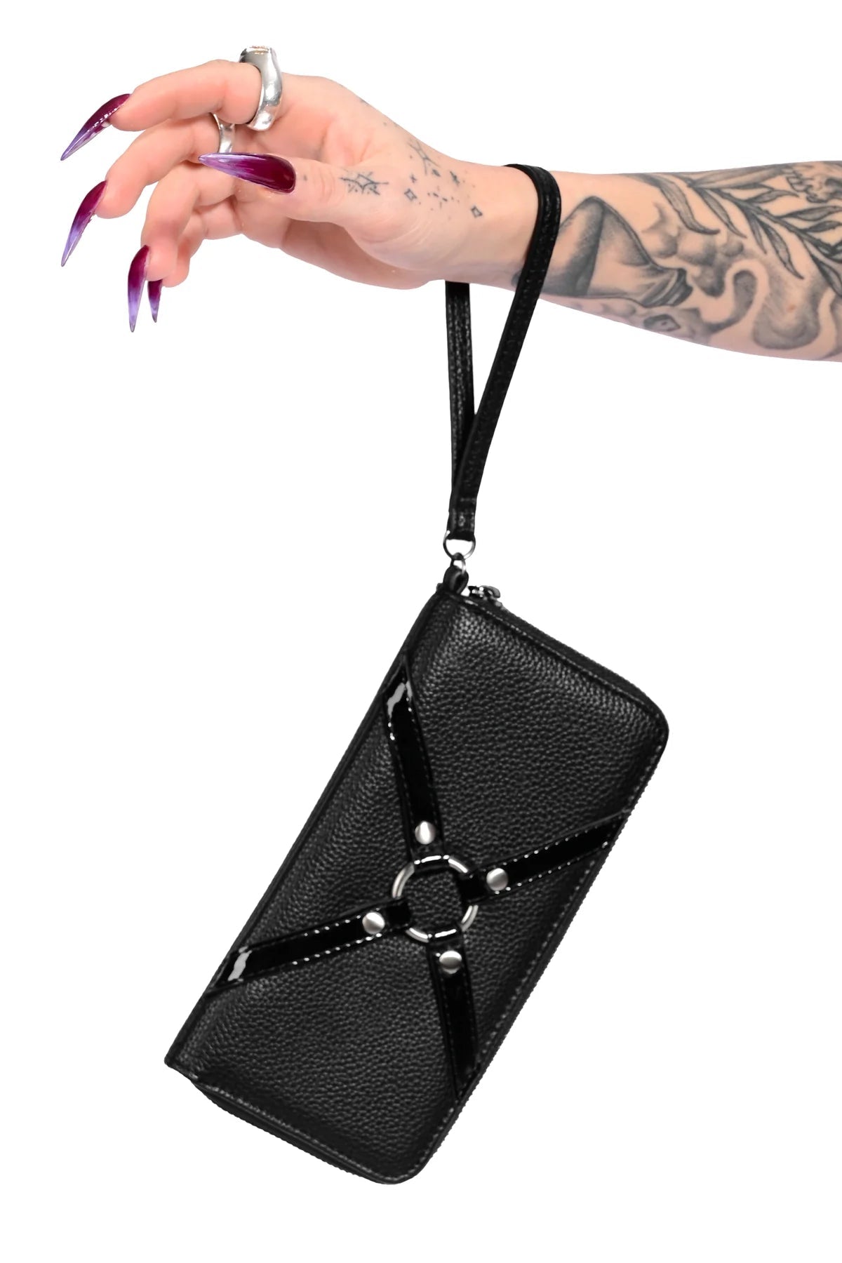 Foxblood Bondage Wallet/Clutch - Angel's House of Design Co.