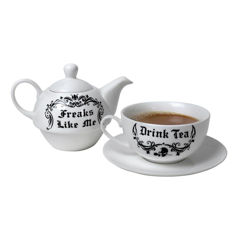 Freaks Like Me Drink Tea Set - Angel's House of Design Co.