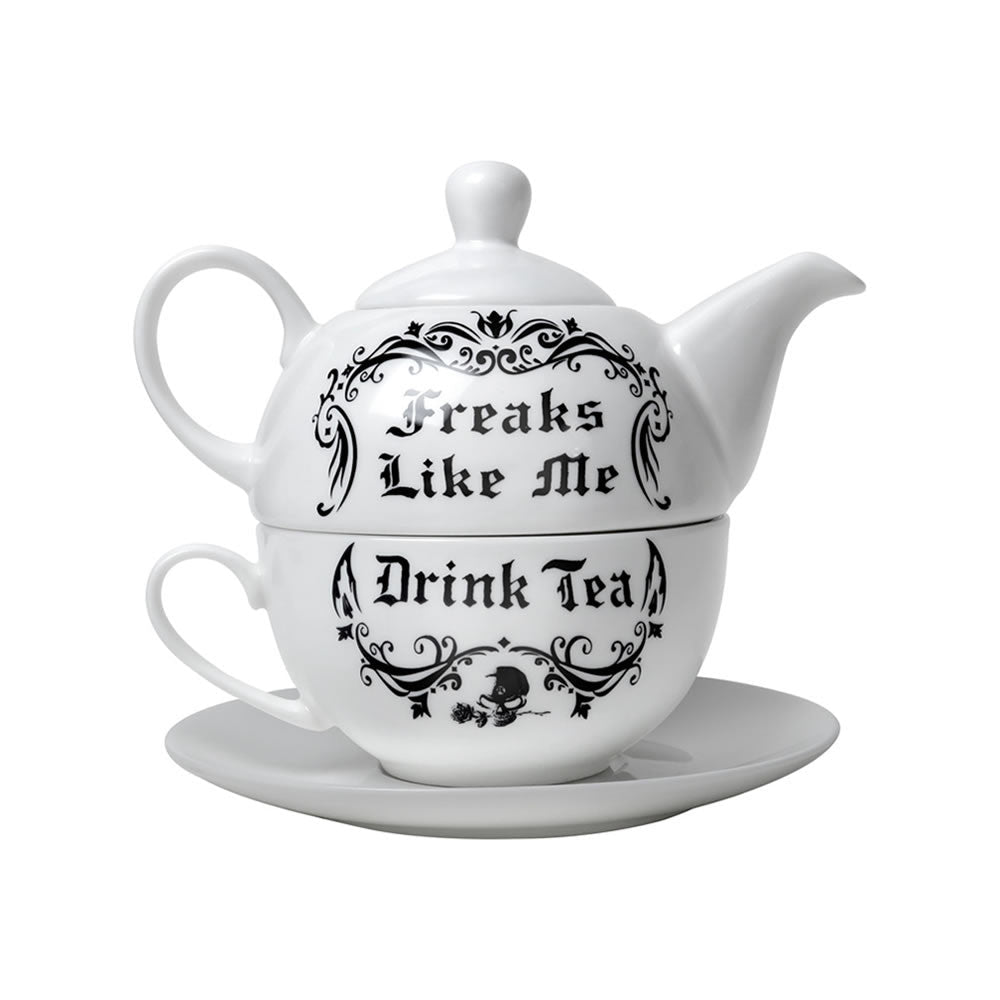 Freaks Like Me Drink Tea Set - Angel's House of Design Co.