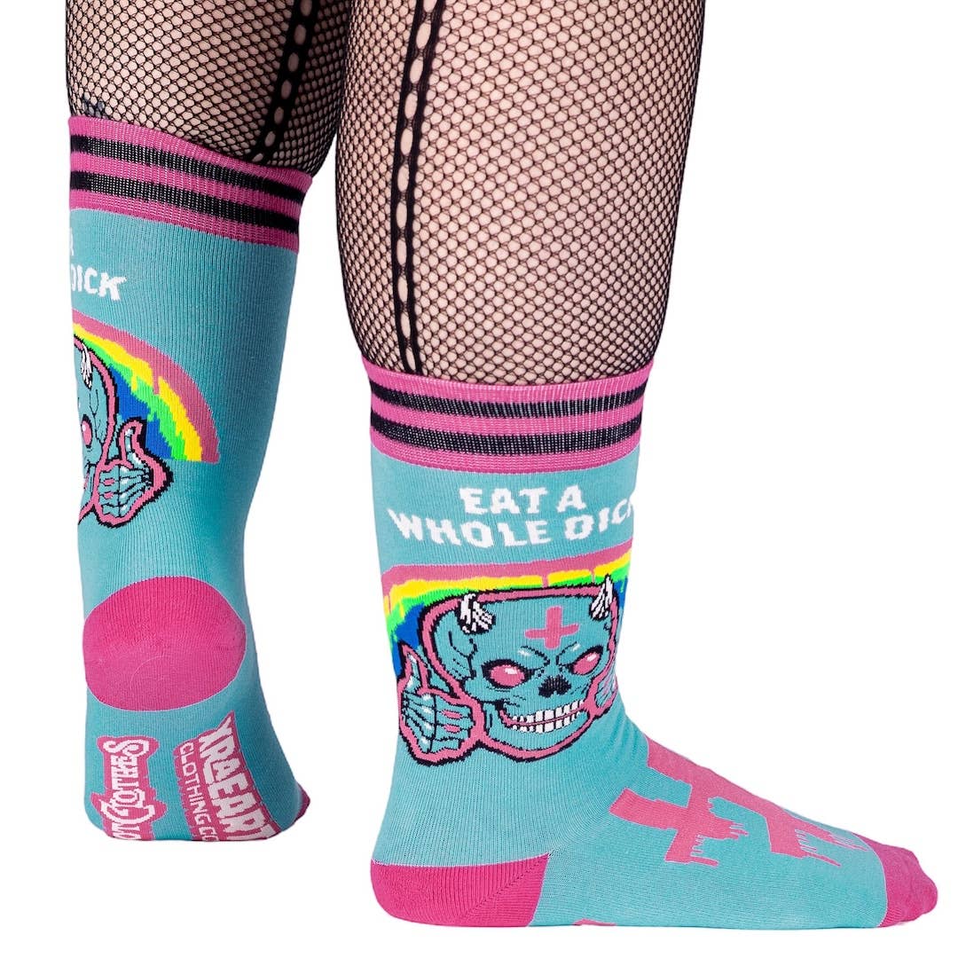 Friendly Advice Crew Socks - Angel's House of Design Co.