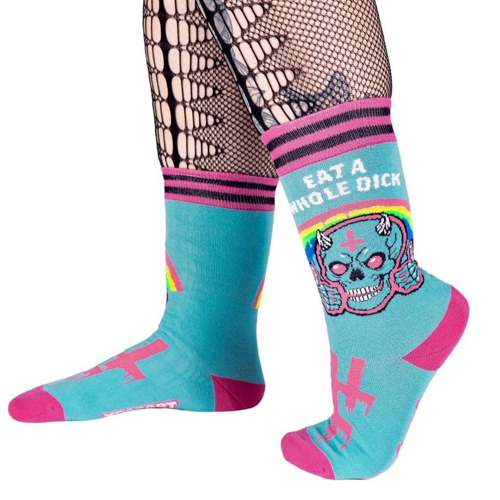 Friendly Advice Crew Socks - Angel's House of Design Co.