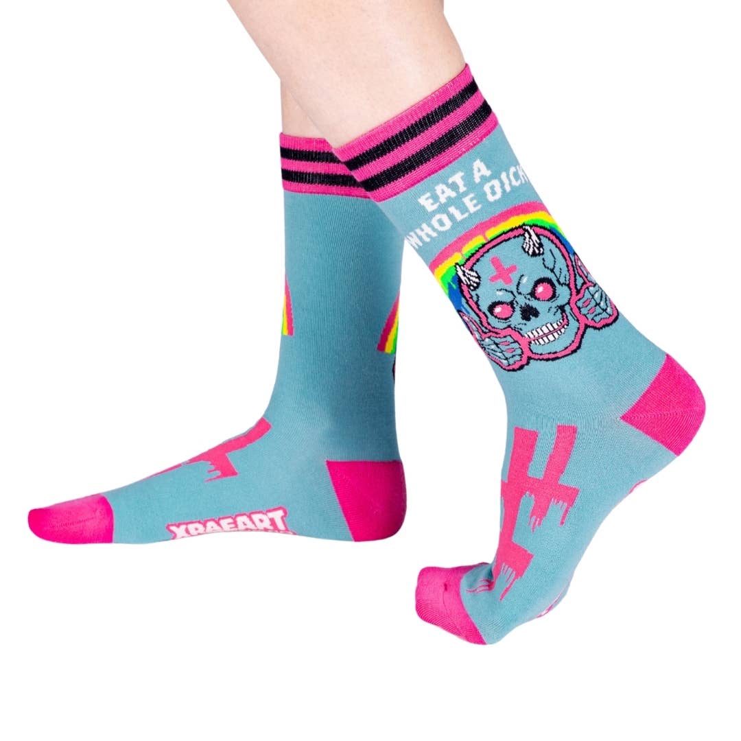 Friendly Advice Crew Socks - Angel's House of Design Co.