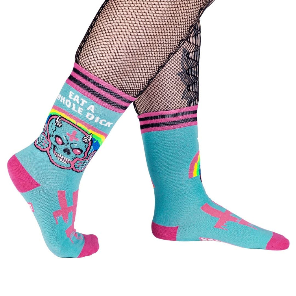 Friendly Advice Crew Socks - Angel's House of Design Co.