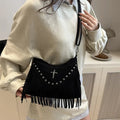Fringe Bag with decorative emblem - Angel's House of Design Co.