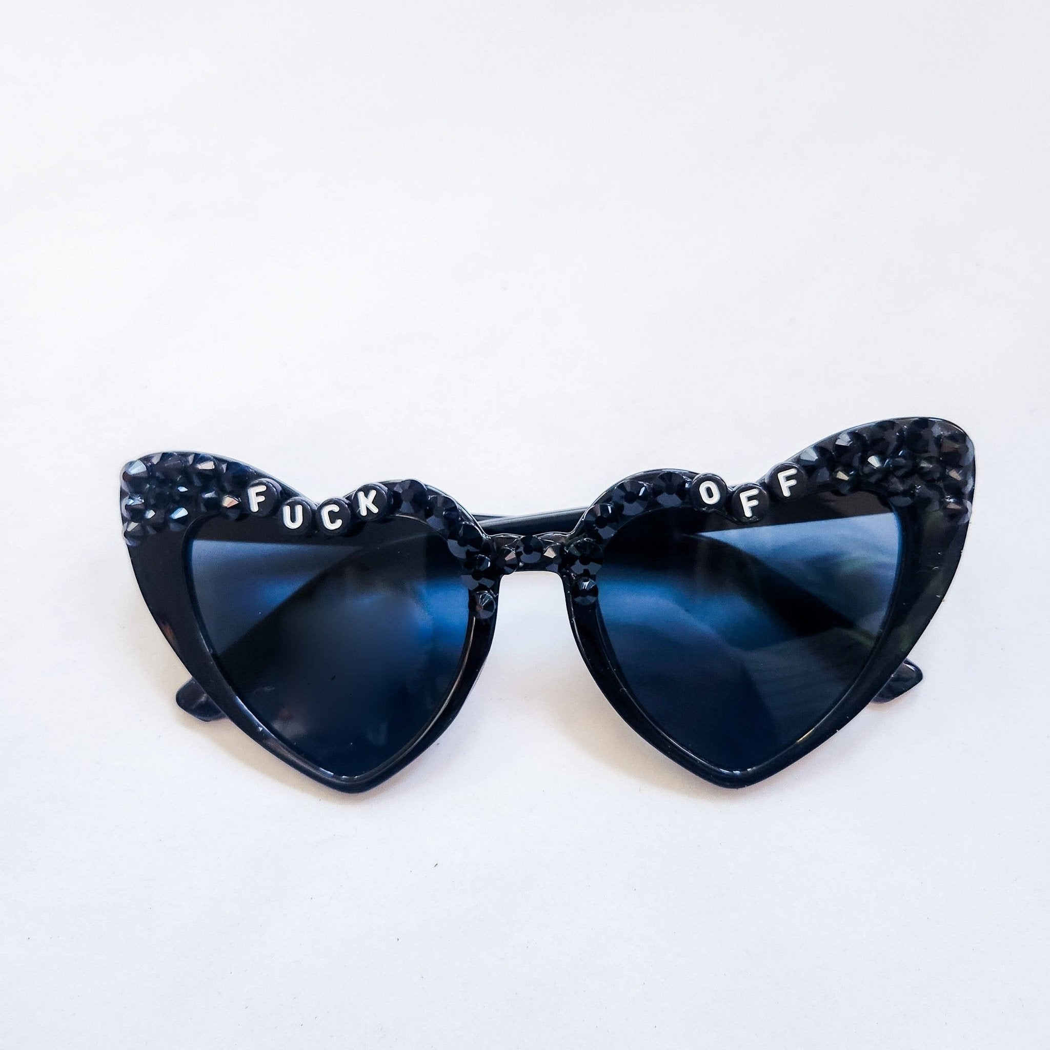 Fuck Off Black Sunglasses - Angel's House of Design Co.