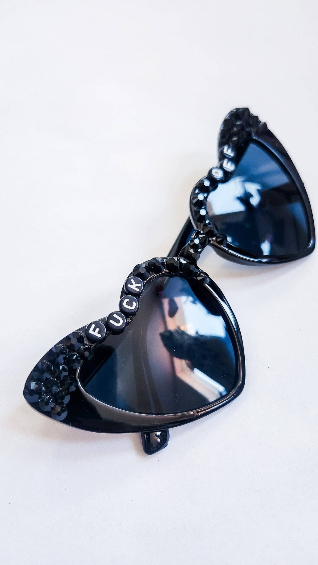 Fuck Off Black Sunglasses - Angel's House of Design Co.