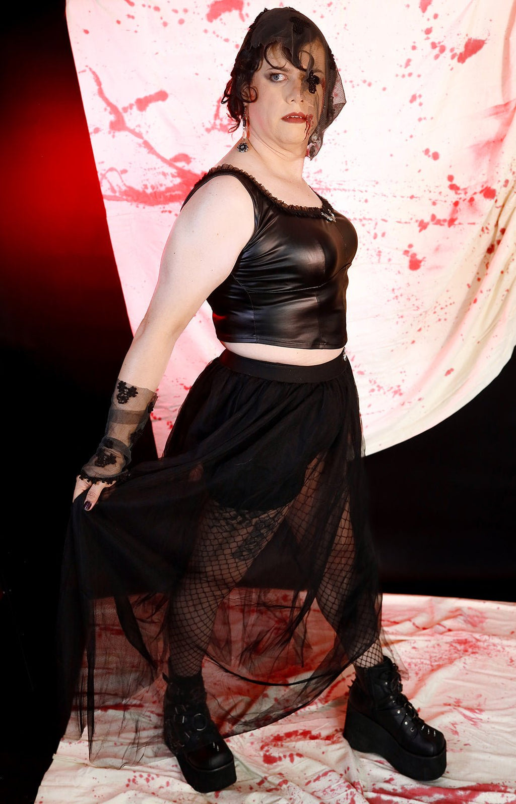 Full Length tulle skirt (sheer) - Angel's House of Design Co.