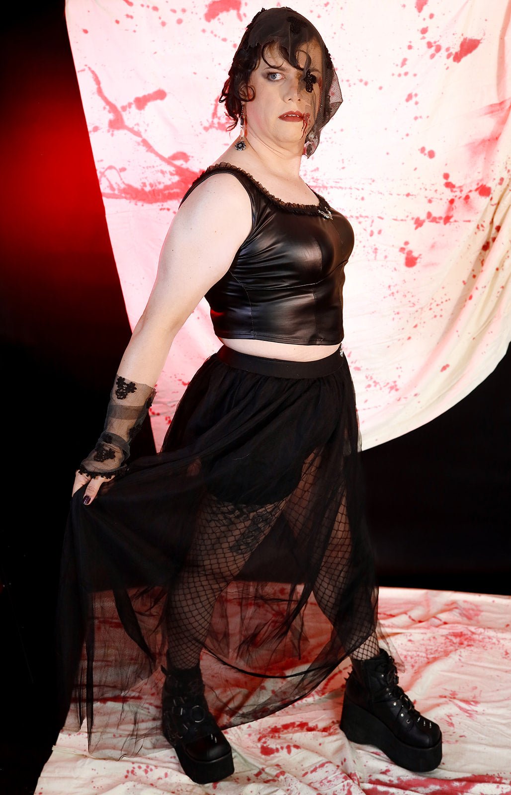 Full Length tulle skirt (sheer) - Angel's House of Design Co.