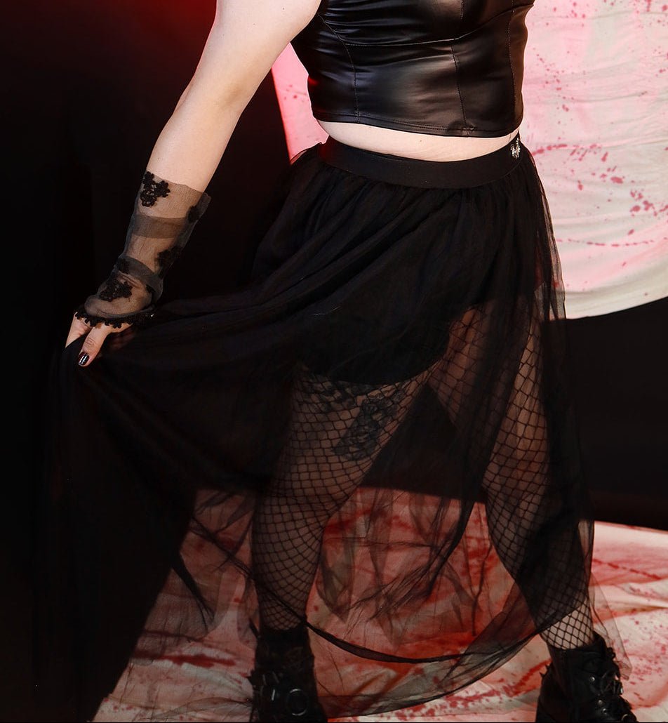 Full Length tulle skirt (sheer) - Angel's House of Design Co.