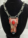Fused In Fire Amulet Necklace By Bone A Fide Arts - Angel's House of Design Co.