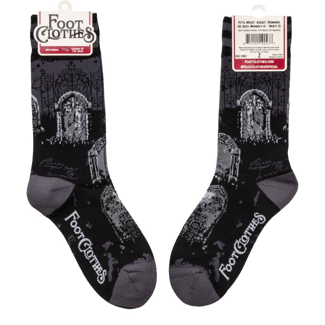 Garden of the Dead Crew Socks - Angel's House of Design Co.