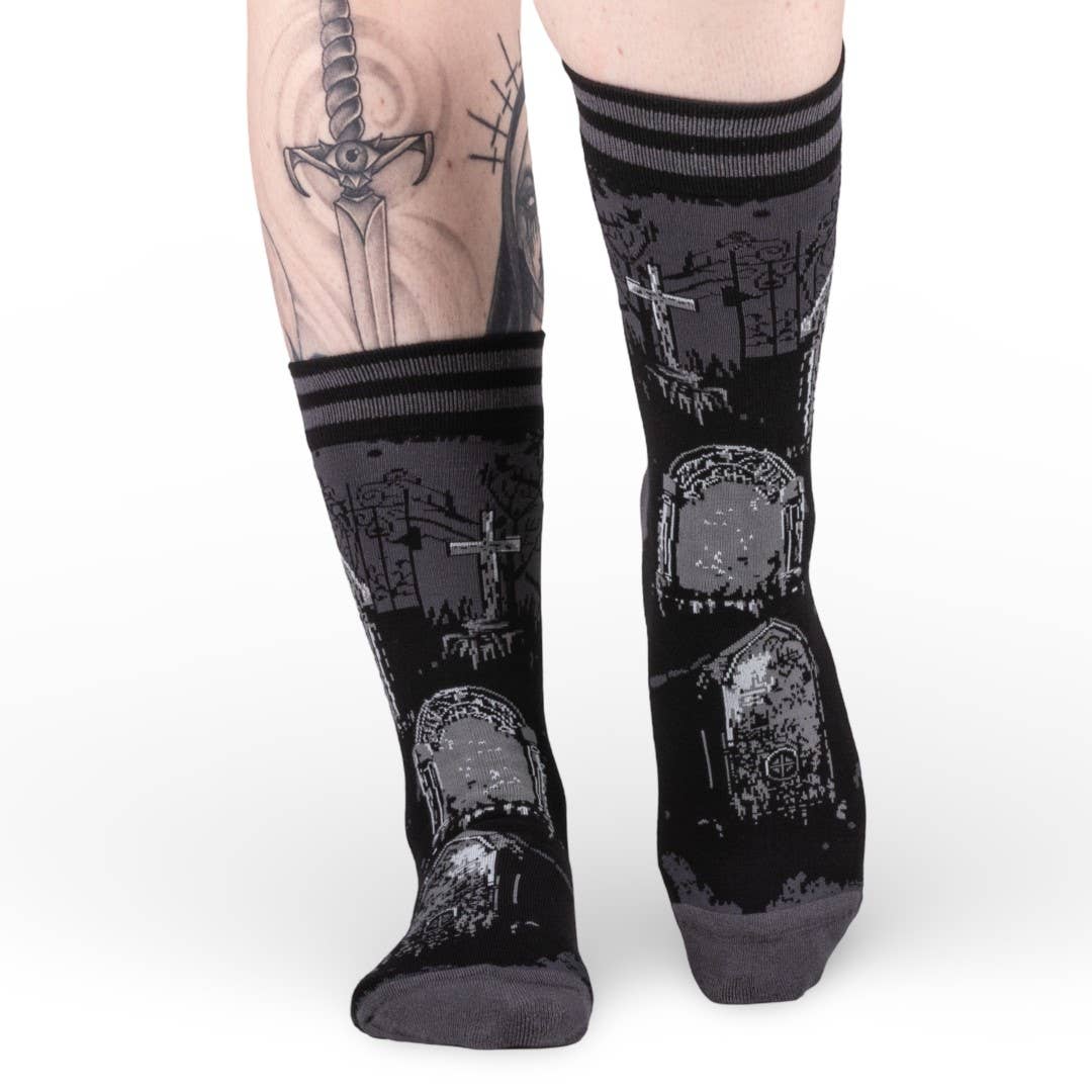 Garden of the Dead Crew Socks - Angel's House of Design Co.