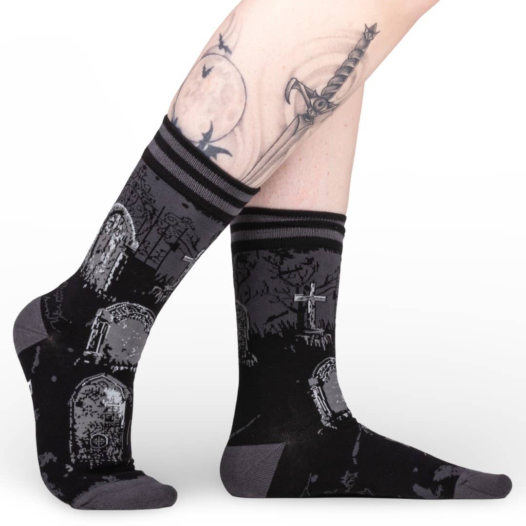 Garden of the Dead Crew Socks - Angel's House of Design Co.