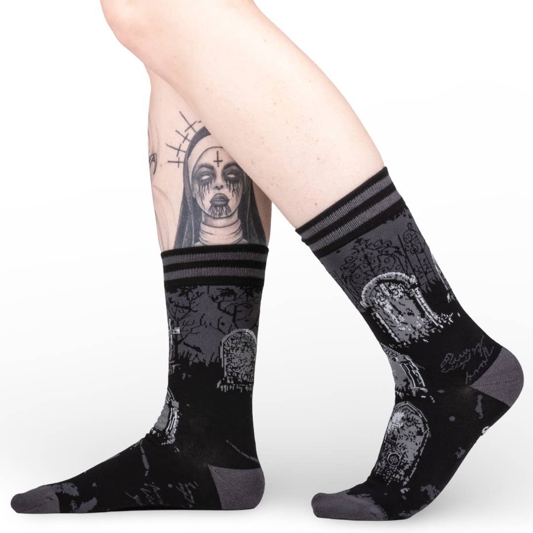 Garden of the Dead Crew Socks - Angel's House of Design Co.
