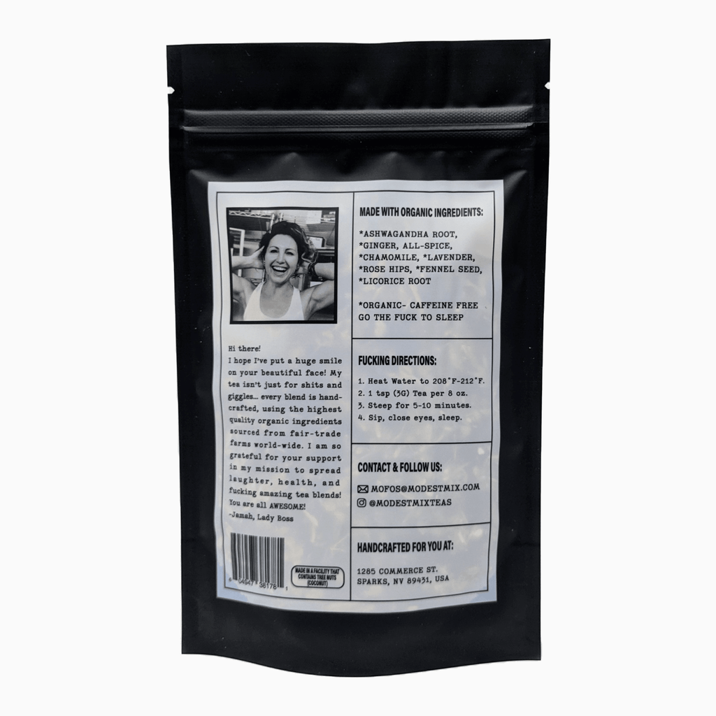 Go The Fuck To Sleep - 2oz Organic loose leaf bags - Angel's House of Design Co.