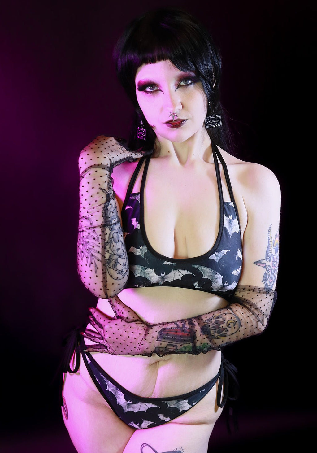 Going Batty Women's Bikini Swimsuit - Angel's House of Design Co.