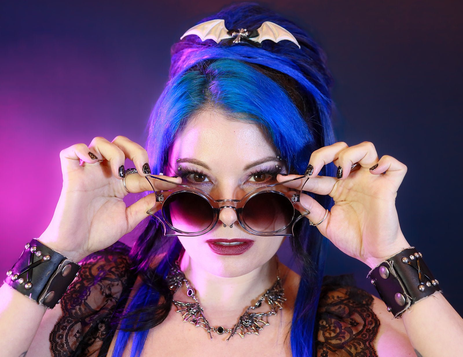 Gothic Bat Wing Sunglasses - Angel's House of Design Co.