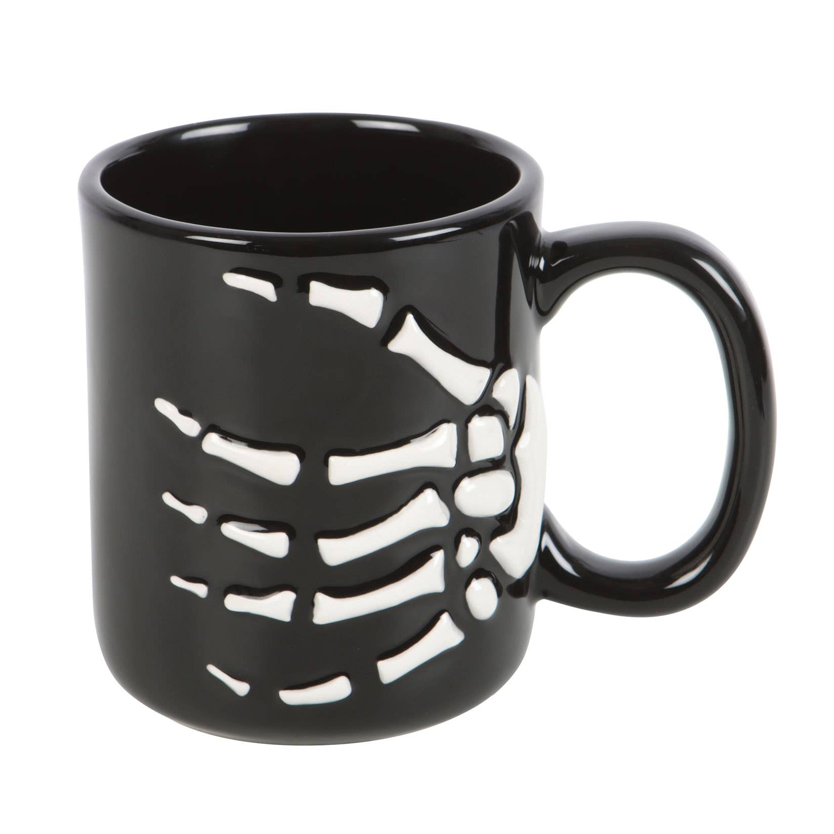 Gothic Halloween Skeleton Hand Mug - Angel's House of Design Co.
