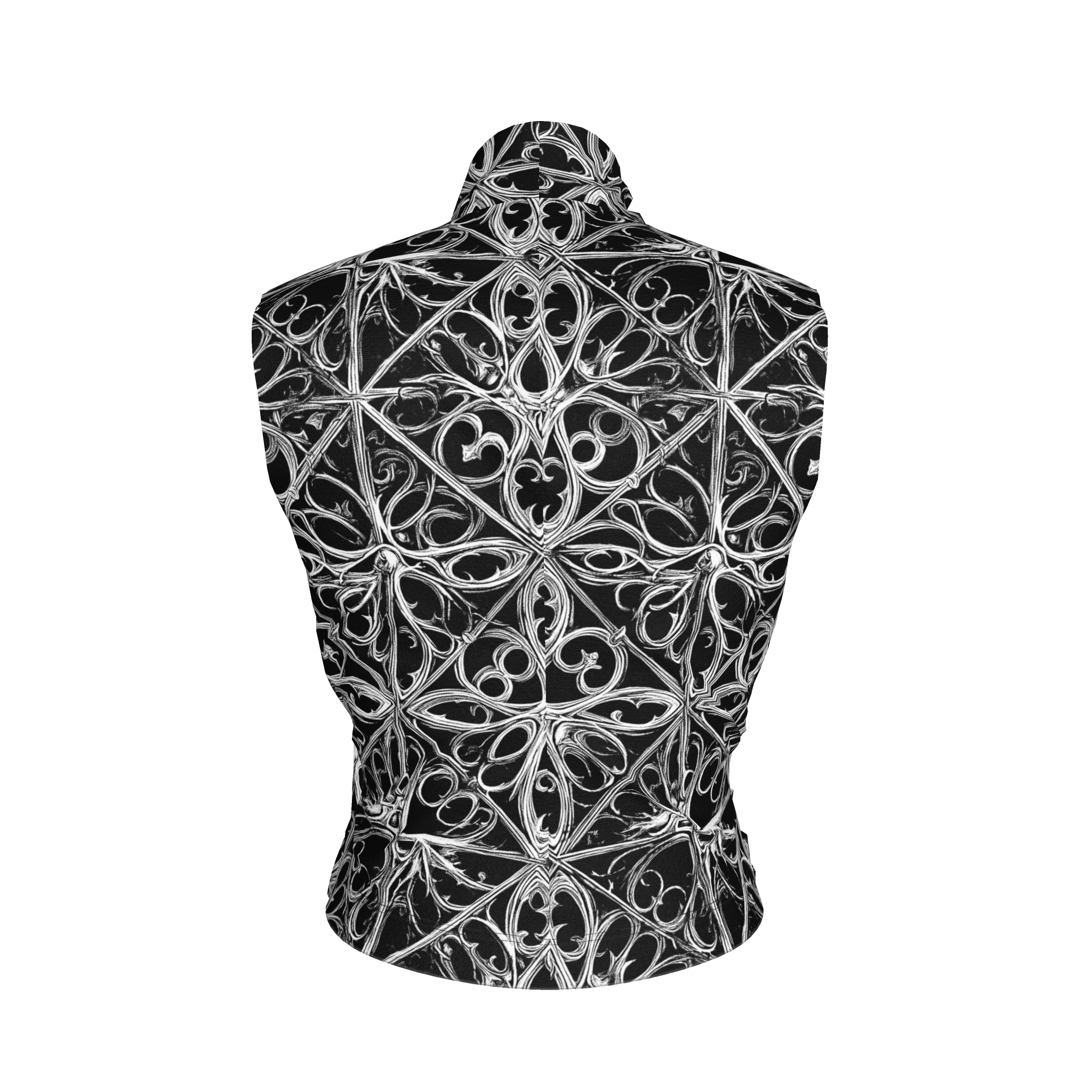 Gothic Lattice Surplice Top in Cotton Bamboo Blend - Angel's House of Design Co.
