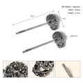Gothic Rhinestone Skull Hair Accessories - Angel's House of Design Co.