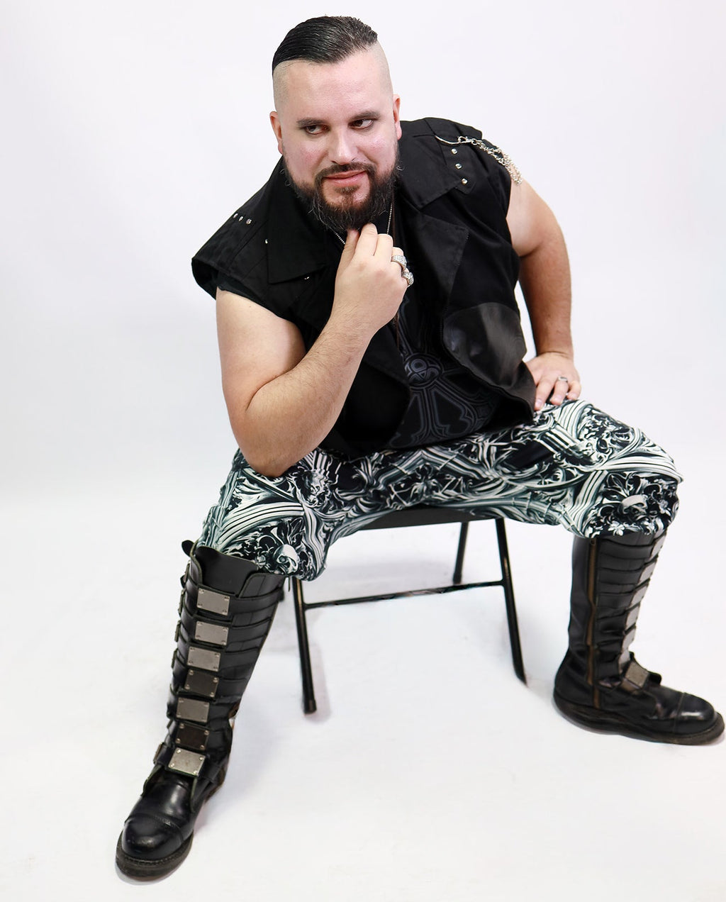 Gothic Skull Cargo Jeans - Angel's House of Design Co.