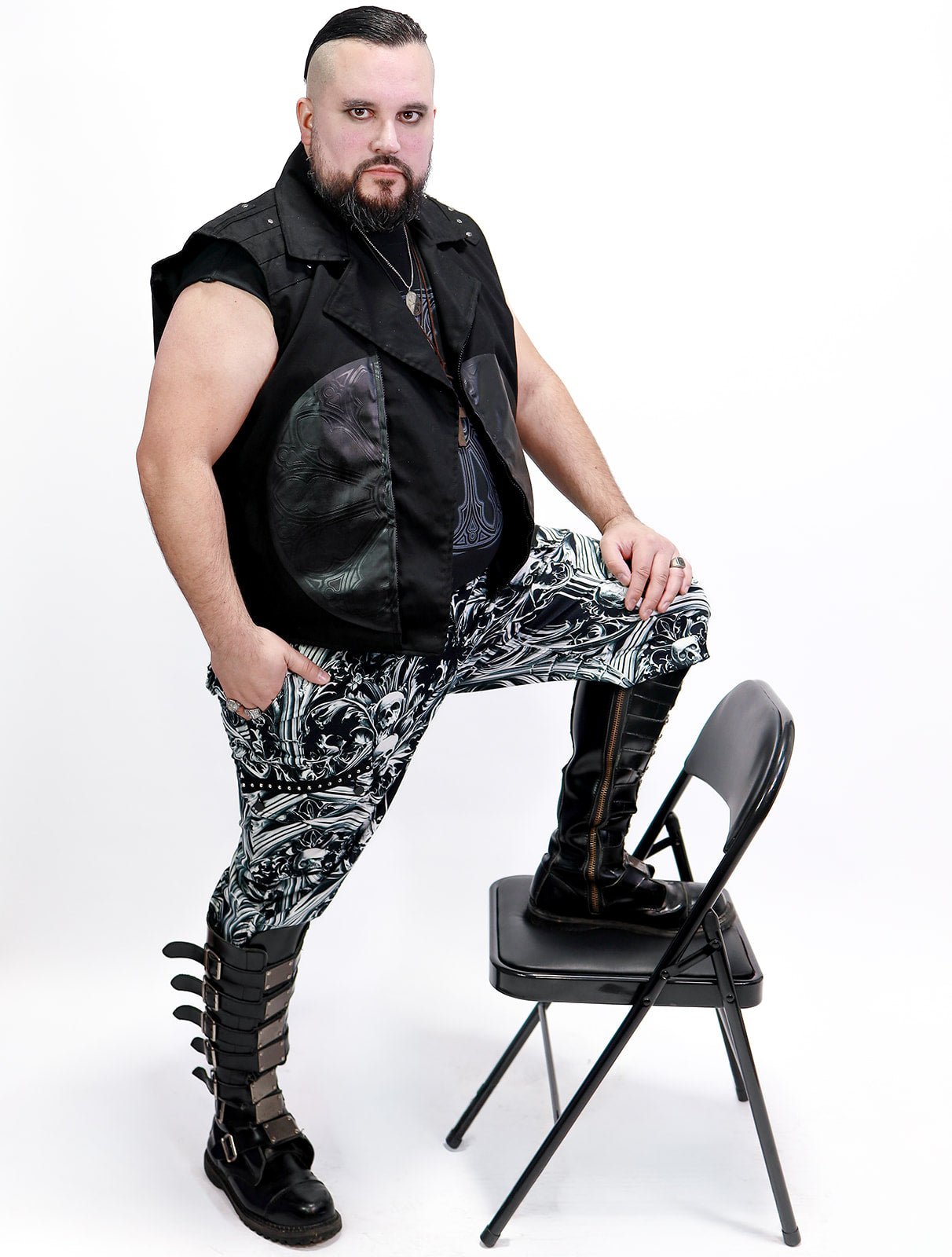 Gothic Skull Cargo Jeans - Angel's House of Design Co.