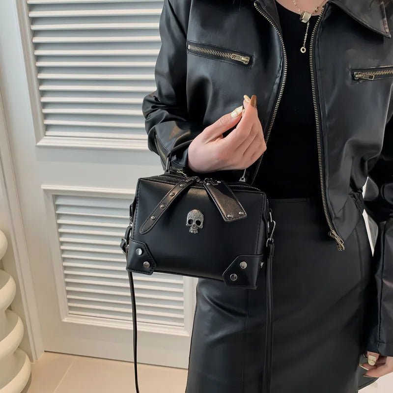 Gothic Skull Crossbody Purse - Angel's House of Design Co.