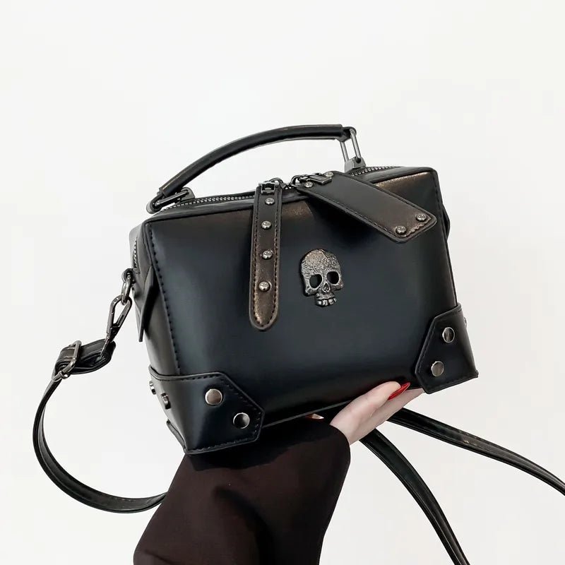 Gothic Skull Crossbody Purse - Angel's House of Design Co.