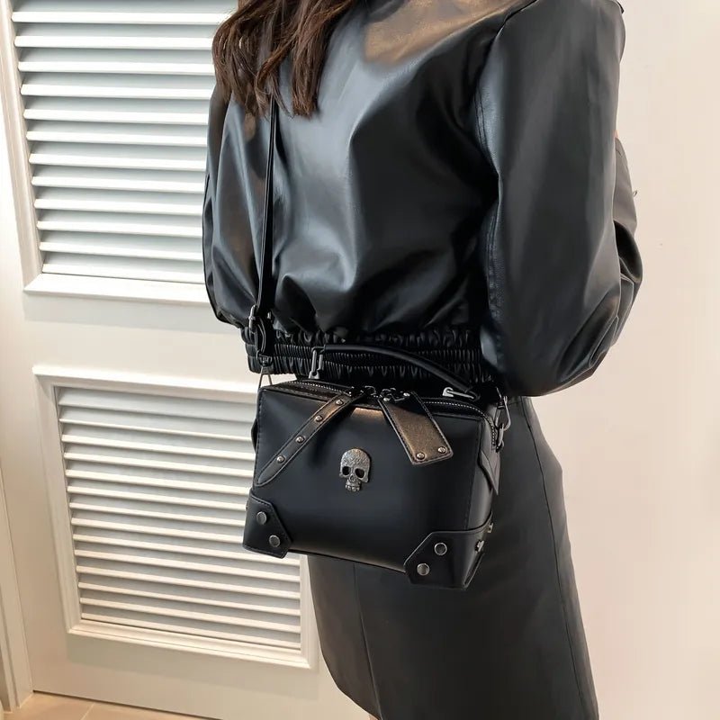 Gothic Skull Crossbody Purse - Angel's House of Design Co.