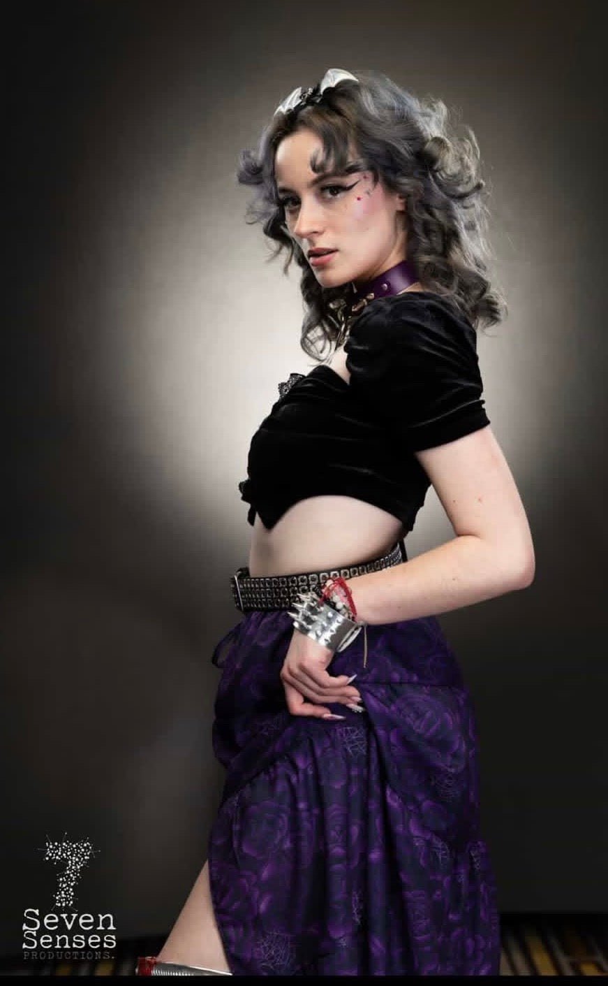 Gothic Velvet Crop - Angel's House of Design Co.