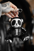Grumpy Bones Bear Plush Keychain - Angel's House of Design Co.