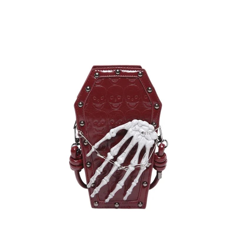 Hand of Death Coffin Purse - Angel's House of Design Co.