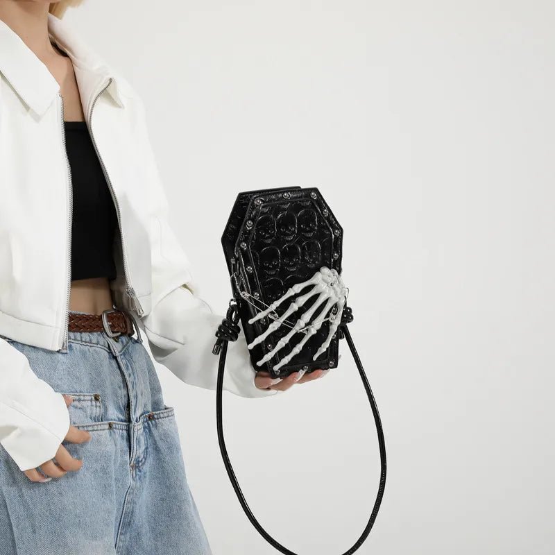 Hand of Death Coffin Purse - Angel's House of Design Co.