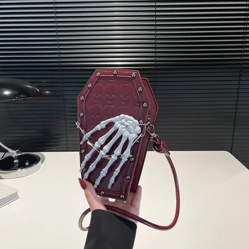 Hand of Death Coffin Purse - Angel's House of Design Co.